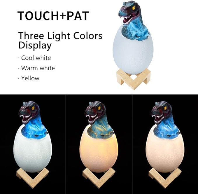 3D Dinosaur Lamp Night Light