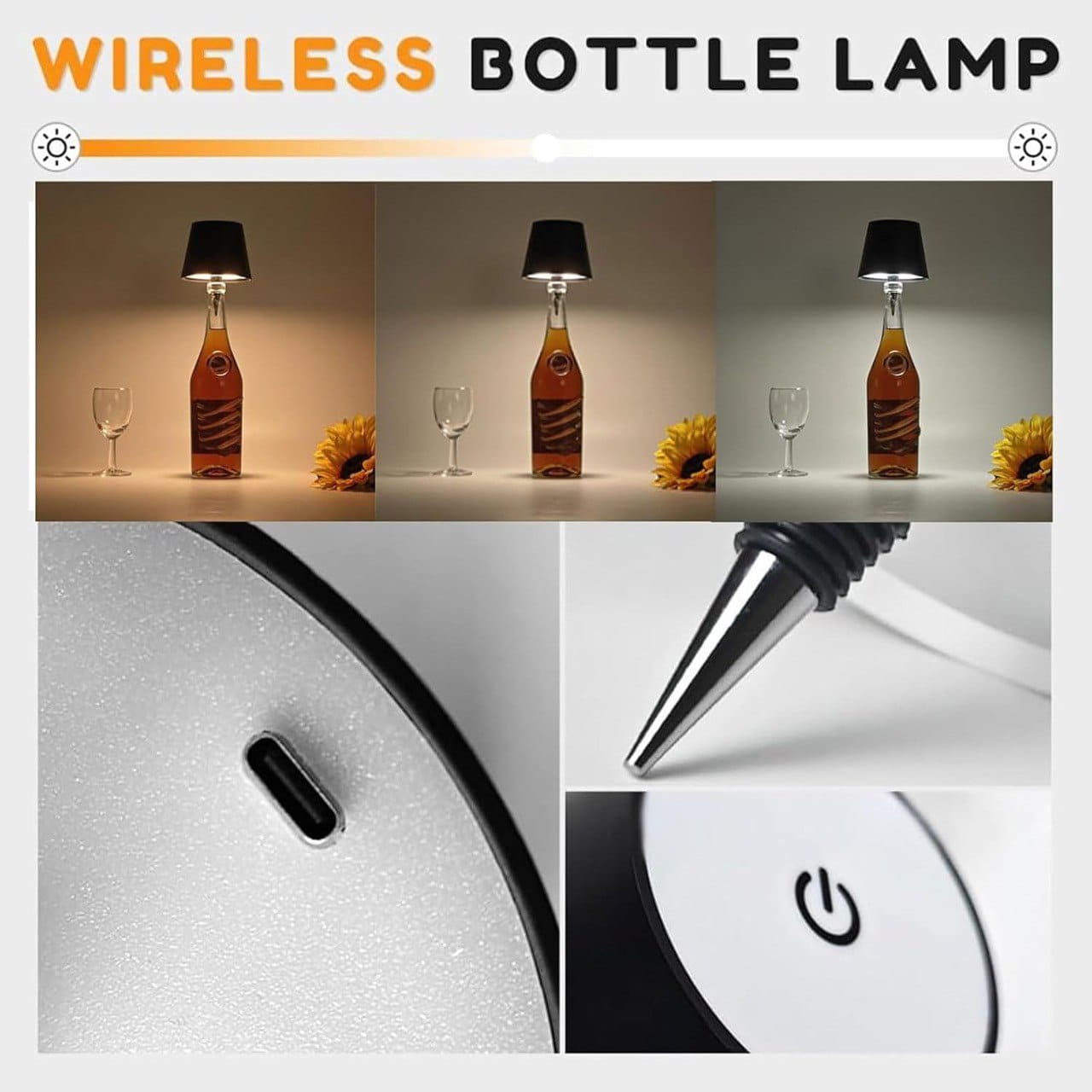 LED Wireless Wine Bottle Lamp