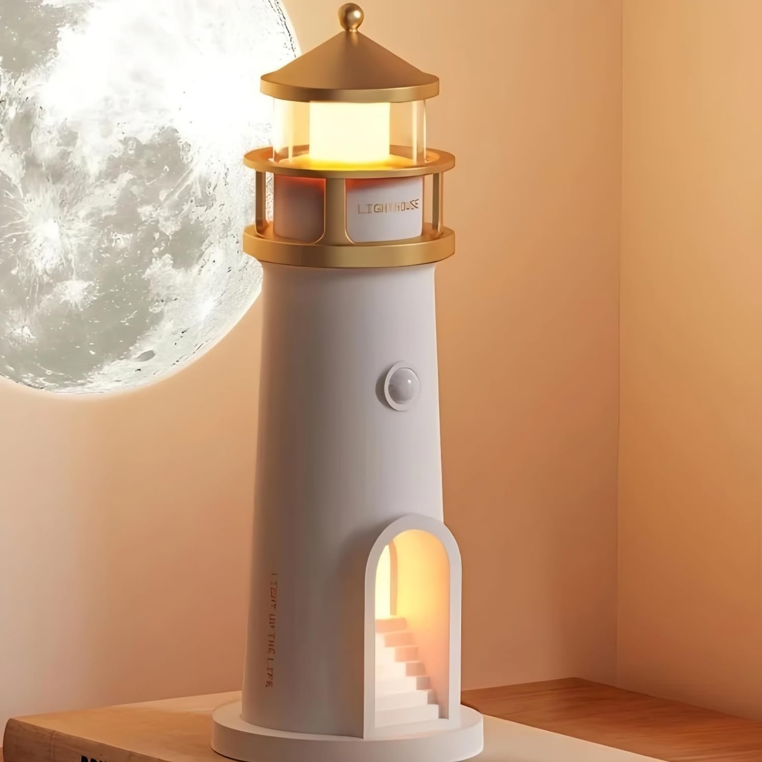 Lighthouse Moon Lamp Projector Night Light