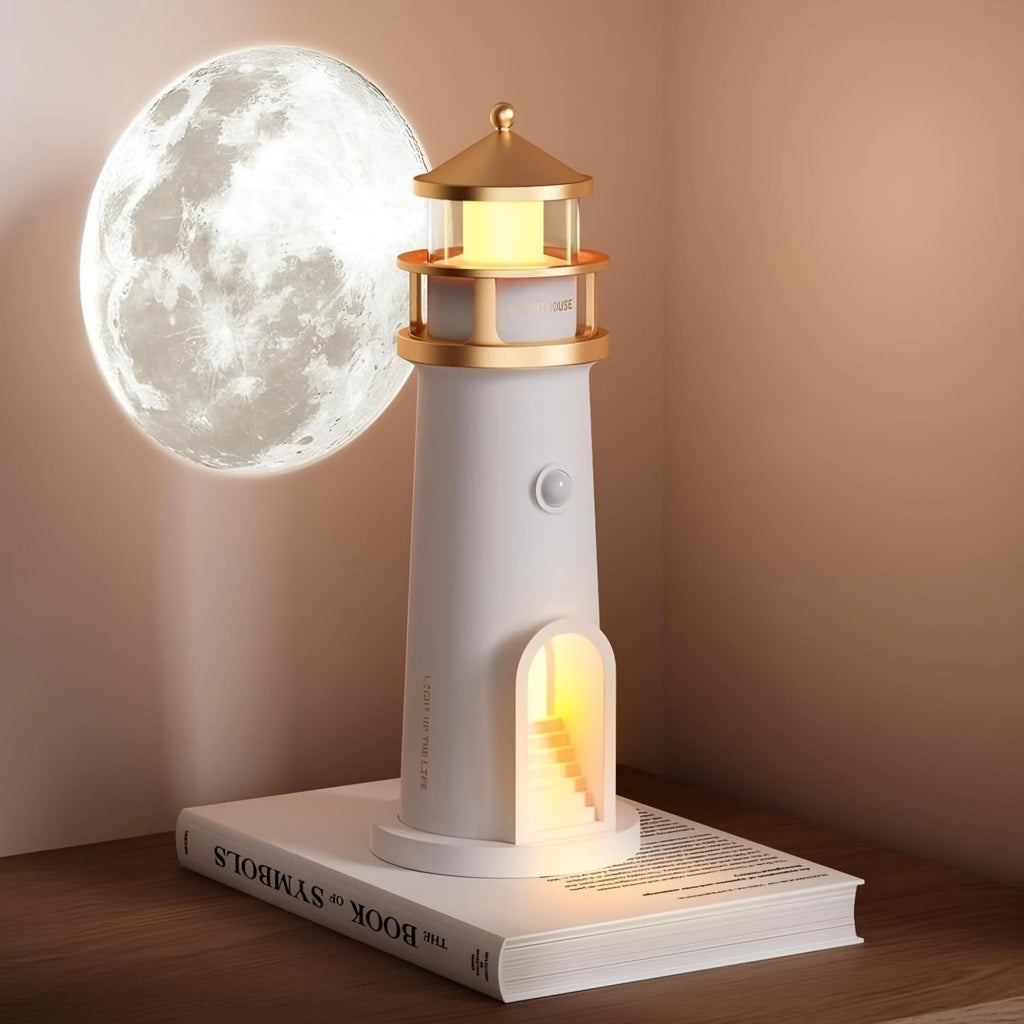Lighthouse Moon Lamp Projector Night Light